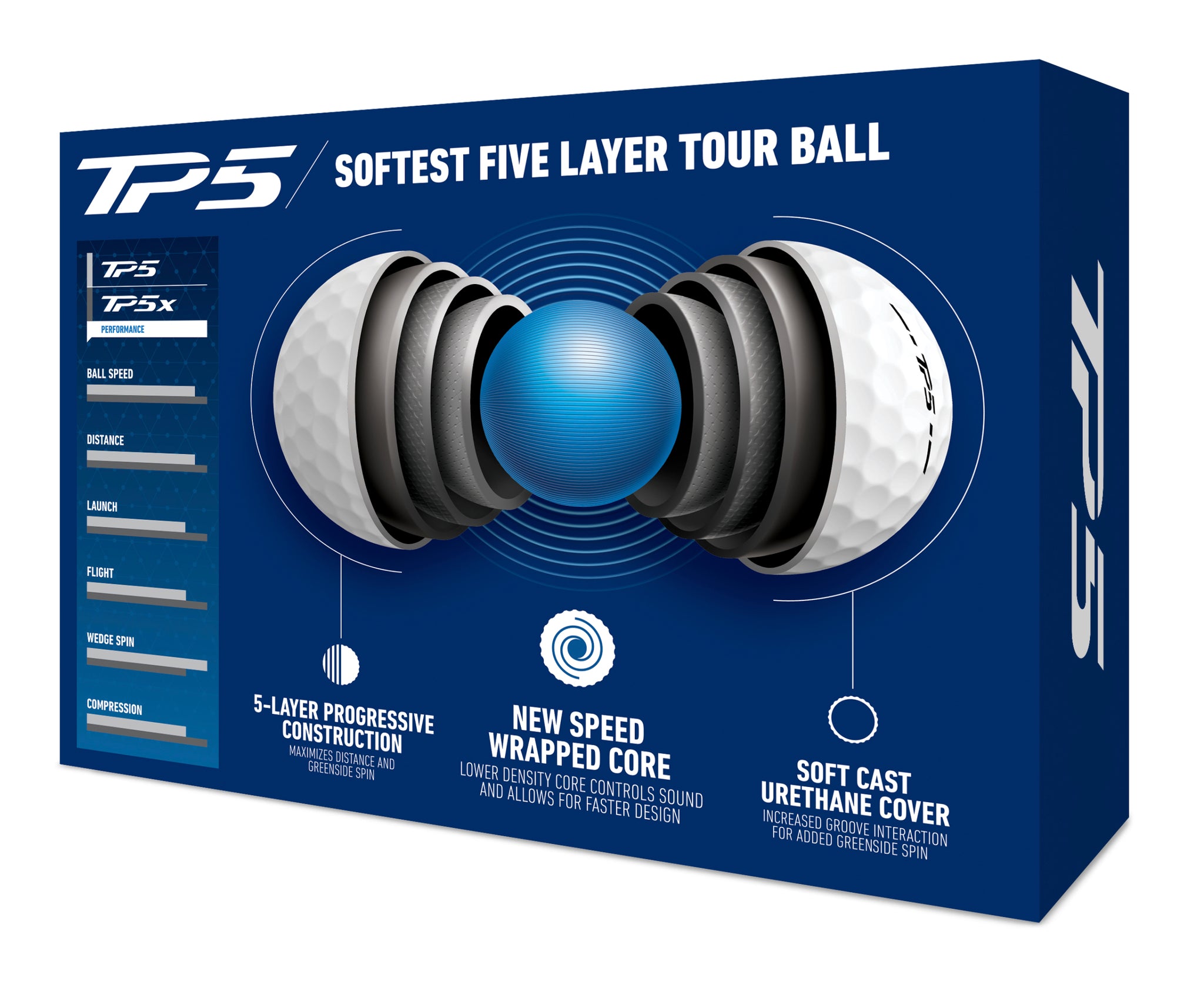 TaylorMade TP5 Golf Balls - Dozen