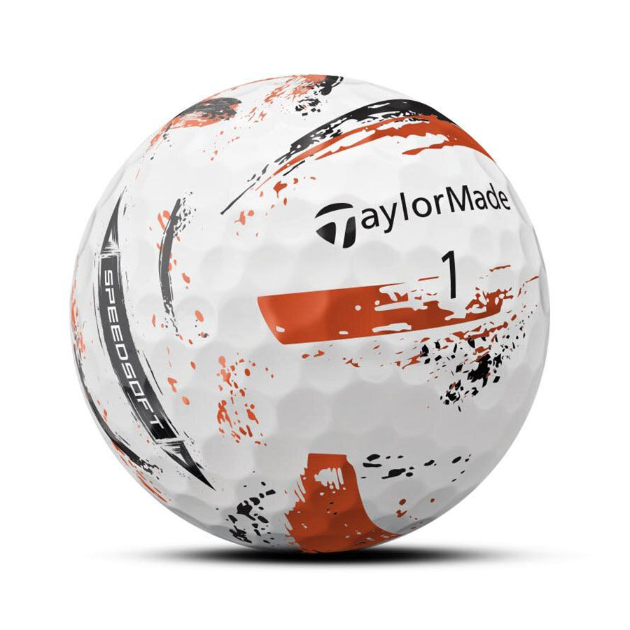 TaylorMade SpeedSoft Ink Multi-Pack Golf Balls - Dozen