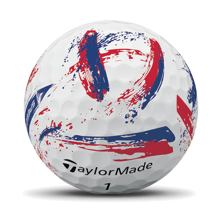 TaylorMade SpeedSoft Red Ink Golf Balls - Dozen