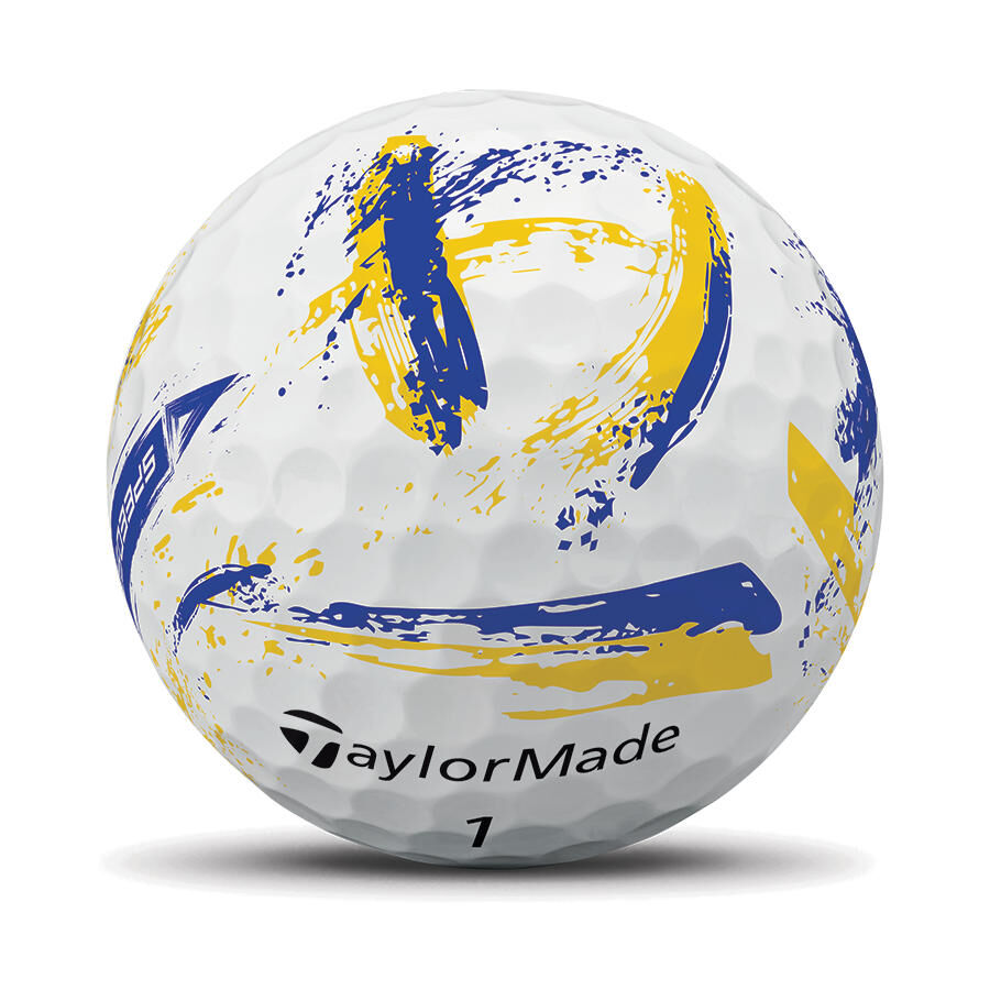 TaylorMade SpeedSoft Yellow Ink Golf Balls - Dozen