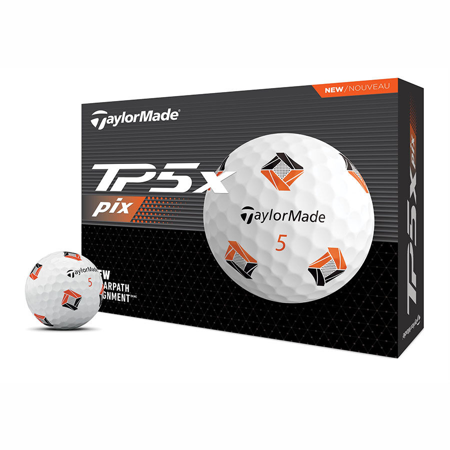 TaylorMade TP5x pix Golf Balls - Dozen