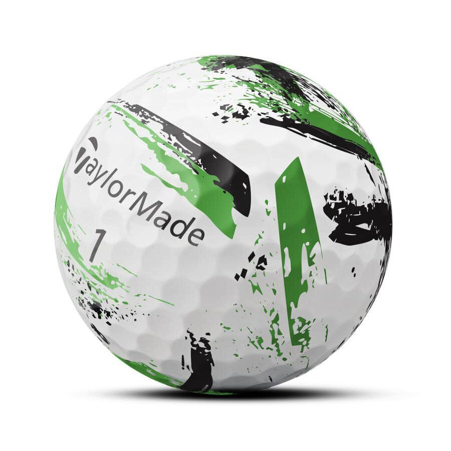 TaylorMade SpeedSoft Ink Green Golf Balls - Dozen