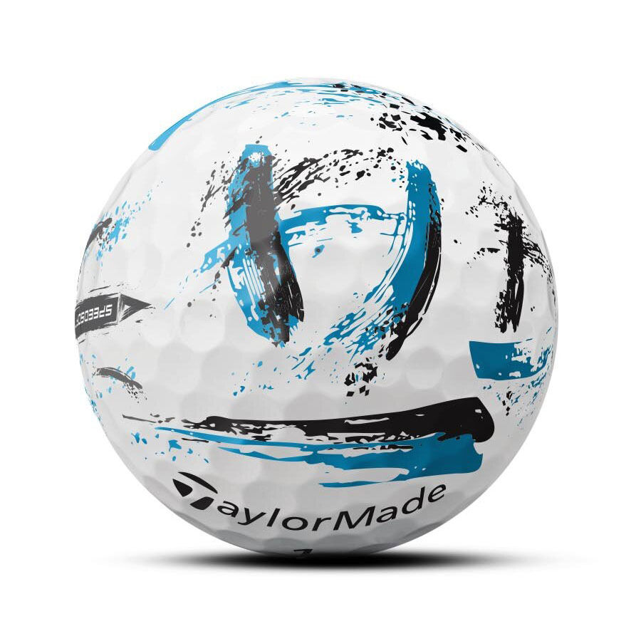 TaylorMade SpeedSoft Ink Blue Golf Balls - Dozen