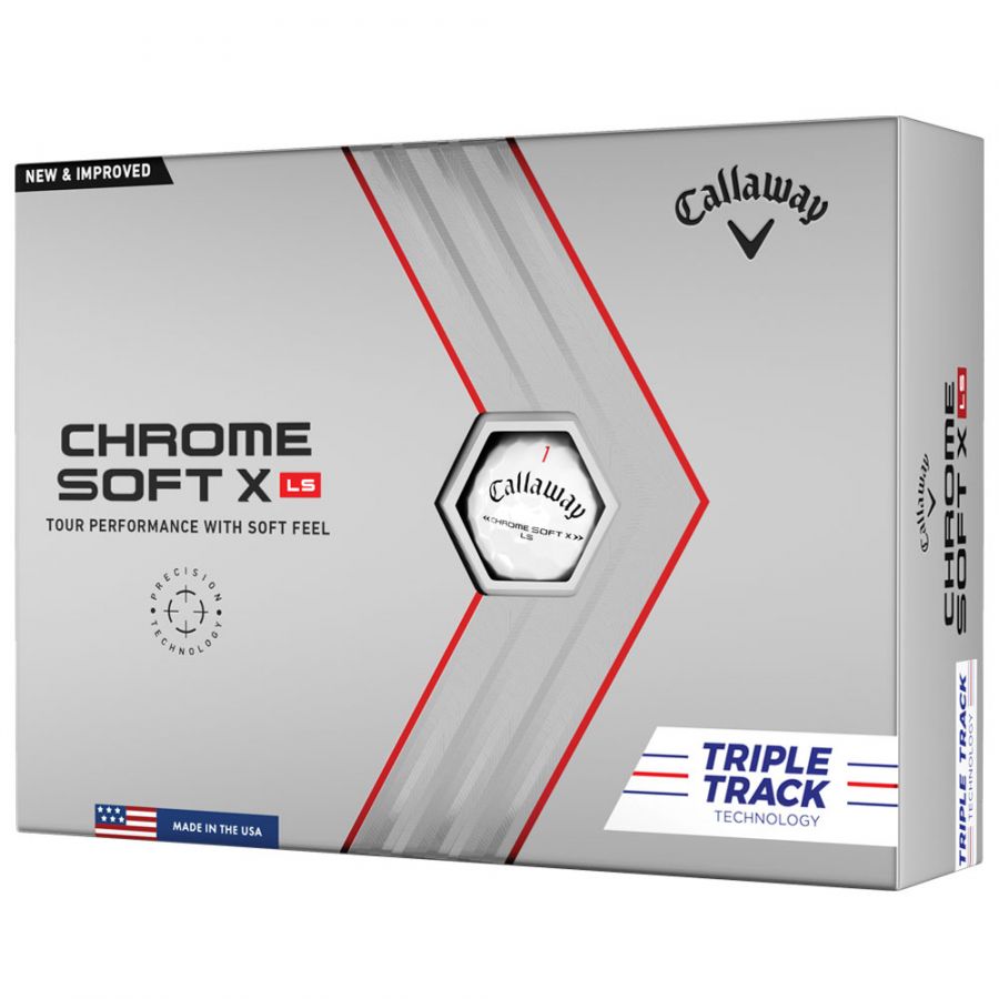 Callaway Chrome Soft X Low Spin Triple Track - Dozen