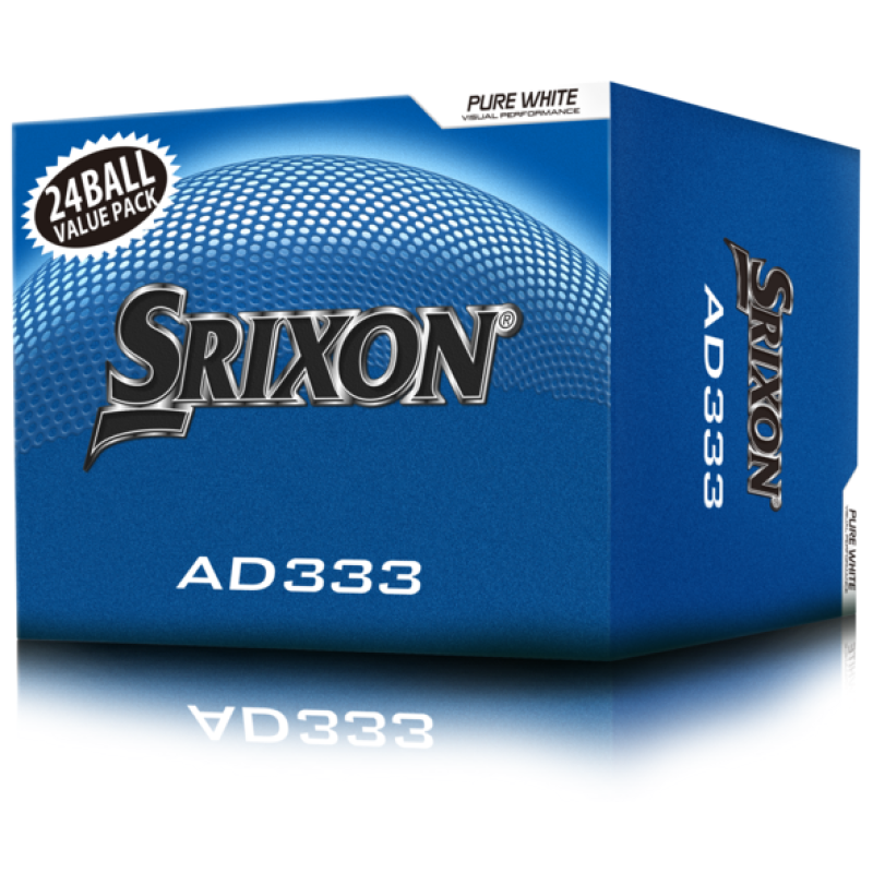 Srixon AD333 Golf Balls – White – Double Dozen (24 Balls)