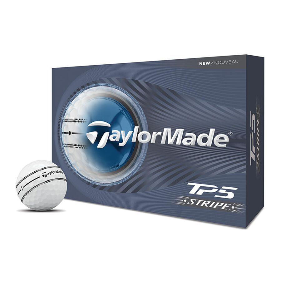 TaylorMade TP5 Stripe Golf Balls - Dozen