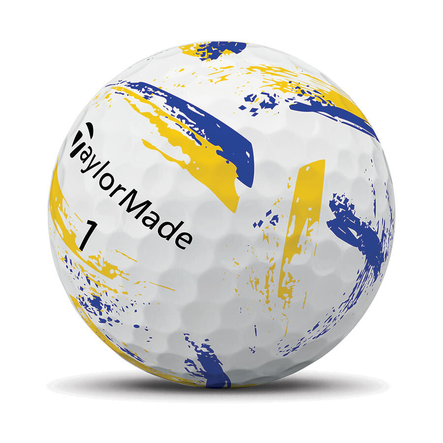 TaylorMade SpeedSoft Yellow Ink Golf Balls - Dozen