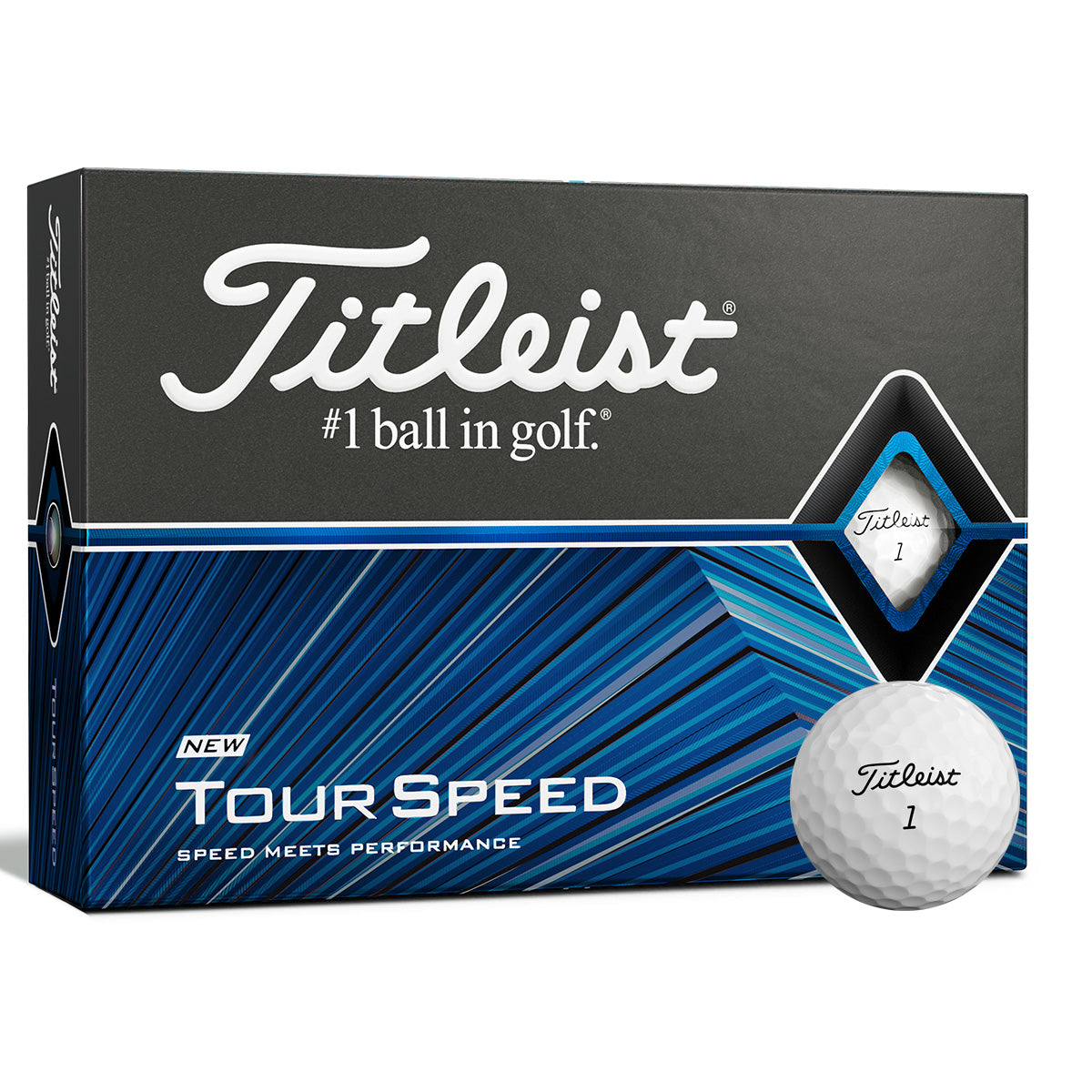 Titleist Tour Speed Golf Balls - Dozen