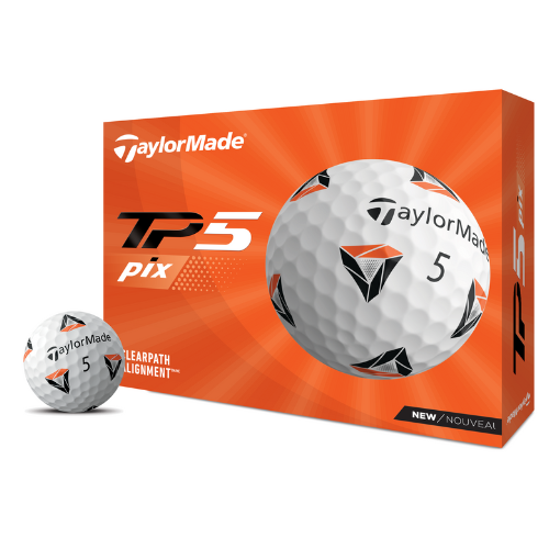 TaylorMade TP5 pix Golf Balls - Dozen