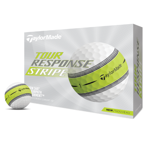 TaylorMade Tour Response Stripe Golf Balls - Dozen