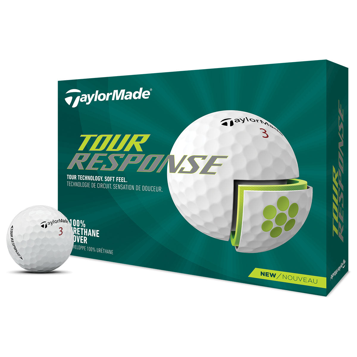 TaylorMade Tour Response Golf Balls - Dozen